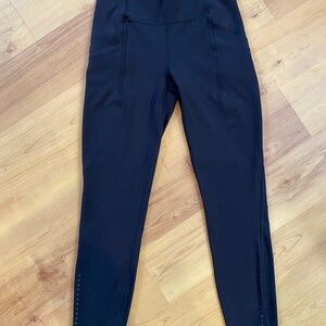 Lululemon running leggings, black, size 4, excellent/like new